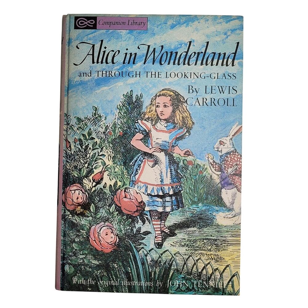 Charming 1970 Vintage Alice in Wonderland Hardcover‎ – Childhood Magic Inside